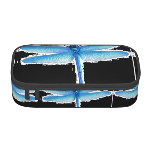 VXXNlnn Federmäppchen mit Flagge von Simbabwe – Mehrzweck-Stift-Organizer, Schreibwaren-Tasche, perfekt für Schule, Büro und Reisen, libelle, Einheitsgröße, Schulranzen von VXXNlnn