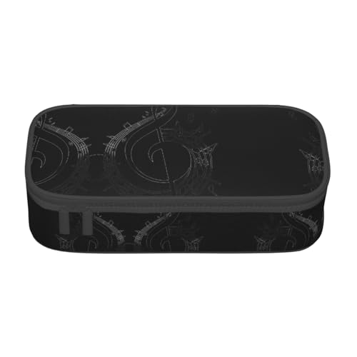 VXXNlnn Federmäppchen mit Vogel-Aufdruck – Mehrzweck-Stift-Organizer, Schreibwarentasche, perfekt für Schule, Büro und Reisen, Cartoon-Musik, Einheitsgröße, Schulranzen von VXXNlnn