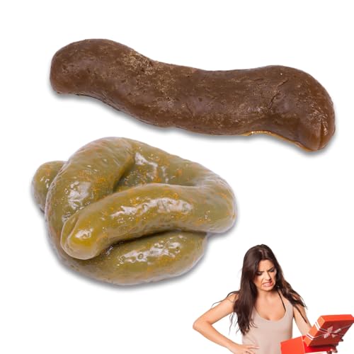 VYIBPDY Fake Kacke,2 pcs Falsch Poop - Realistische Gefälschte Kackhaufen Turd - prank artikel - scherzartikel für erwachsene und kinder - Aprilscherz-Und Halloween-Streich-Requisiten Kacke（A） von VYIBPDY