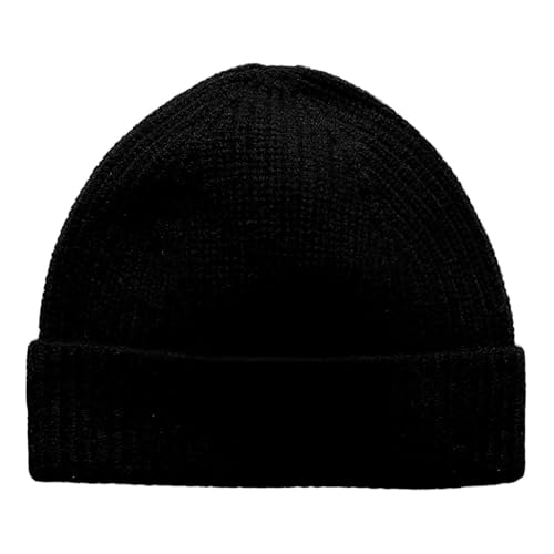 VYIBPDY Herren Strickmütze mit Umschlag Beanie Hat von VYIBPDY