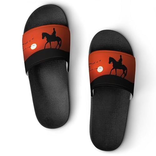 Damen Schlappen Bei Sonnenuntergang Badeschuhe rutschfest Badeschlappen Hausschuhe Slides Sandalen Slippers Damen Schlappen Bei Sonnenuntergang Badeschuhe rutschfest Badeschlappen Hausschuhe Slides Sandalen Slippers von VYJLOO