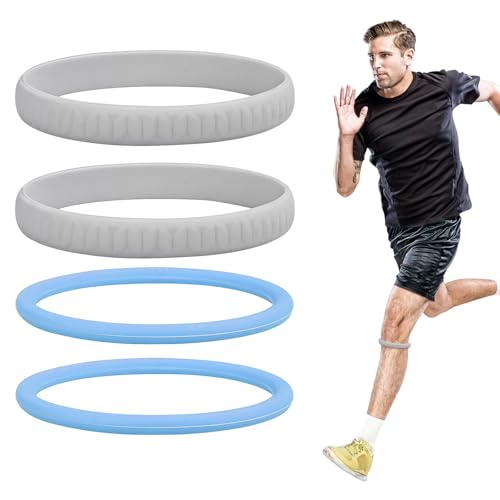 VYNZOR 4 Stück Patellasehnenbandage & Patella Band, Kniebandage zur Schmerzlinderung und Stabilisierung beim Sport wie Laufen, Basketball, Fitness für Männer und Frauen von VYNZOR