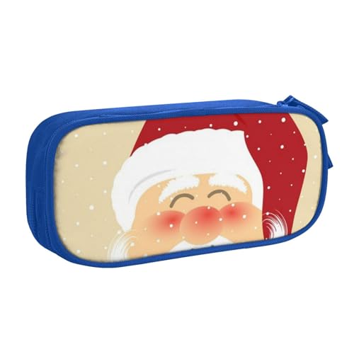 VYONNE Federmäppchen für Schule, Büro, Weihnachten, großes Fassungsvermögen, Federmäppchen für Studenten, Schreibwaren, Stiftebox, Schreibtisch mit glattem Reißverschluss, tragbarer Bleistift, blau, von VYONNE