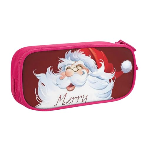VYONNE Federmäppchen für Schule, Büro, Weihnachten, großes Fassungsvermögen, Federmäppchen für Studenten, Schreibwaren, Stiftebox mit glattem Reißverschluss, tragbarer Bleistift, rose, Einheitsgröße, von VYONNE