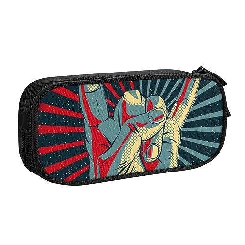 VYONNE Tasche für Schule, Bürobedarf, großes Fassungsvermögen, Federmäppchen mit großem Fassungsvermögen, Federmäppchen für Studenten, Schreibwaren, Bleistiftbox, Schreibtisch mit glattem von VYONNE