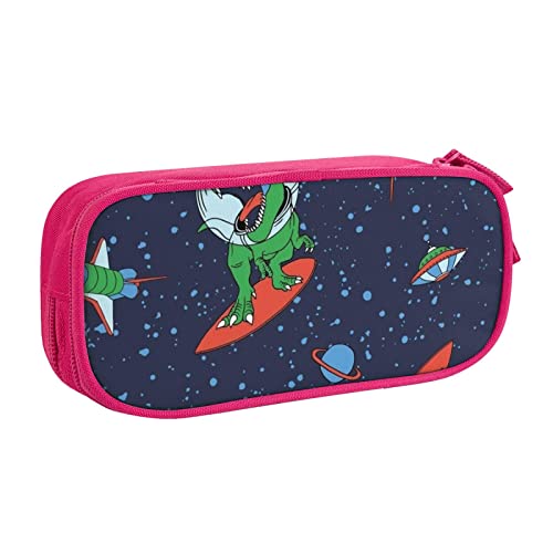 VYONNE Tasche für Schule, Bürobedarf, lustiger Astronaut, Dinosaurier, Rakete, großes Fassungsvermögen, Federmäppchen für Studenten, Schreibwaren, Bleistiftbox, Schreibtisch mit glattem von VYONNE