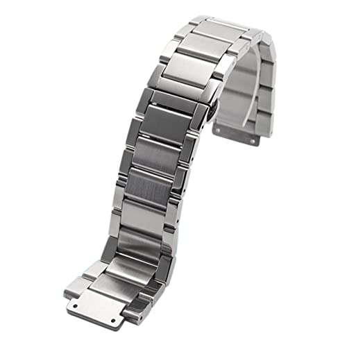 VYSLZ 27 * 19mm Edelstahlarmband Silber für Uhrengürtel Armband Big Bang Classic Fusion Series Männer Frauen Uhrenarmbänder(Silver) von VYSLZ