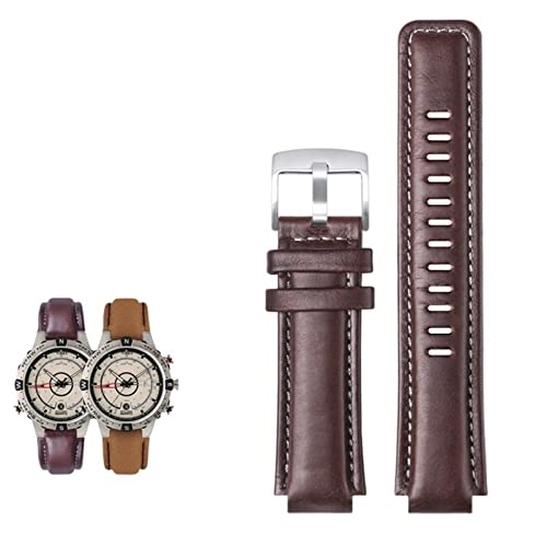 VYSLZ Canvas-Armband Herren passend für Timex Tide Compass T2N720 T2N721 T2N739 Nylon-Uhrenarmband 24 x 16 mm(A) von VYSLZ