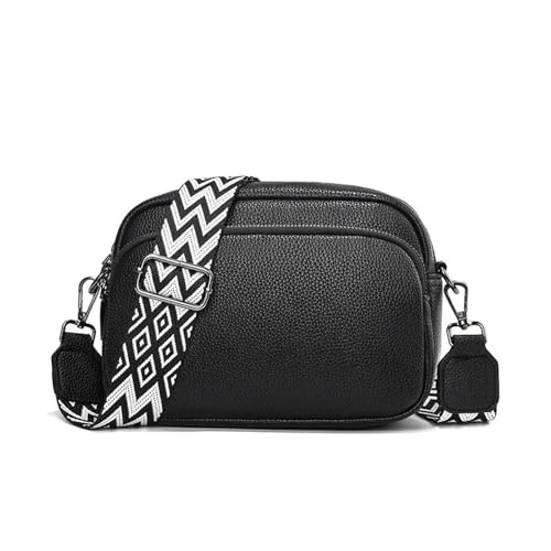 VYSLZ Damen-Umhängetasche, modisch, einzelne Schultertasche, große Kapazität, hohe klassische Tasche, passt zu jeder Damentasche, Schwarz , Einheitsgröße VYSLZ Damen-Umhängetasche, modisch, einzelne Schultertasche, große Kapazität, hohe klassische Tasche, passt zu jeder Damentasche, Schwarz , Einheitsgröße von VYSLZ