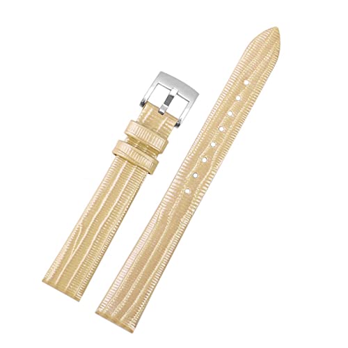 VYSLZ Frauen echter Lederschuh für Armani AR1681 1683 1882 1926 1726 Dünne Wachbandbänder dünn(ChampagneGold silver) von VYSLZ