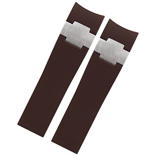 VYSLZ Wasserdichtes Uhrenarmband für Ulysse Nardin, Silikon-Gummi-Armband, Sport-Armband, Ersatz-Uhrenzubehör, Teile(11) von VYSLZ