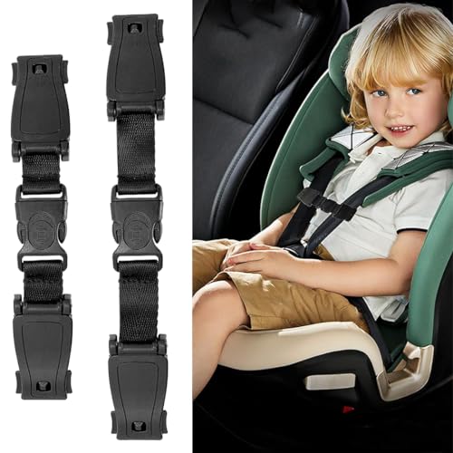 Abschnallschutz Kindersitz 2 Stück Gurtsicherung Kindersitz Autositz Brustgurt Clip Kindersicherheitsgurt Schnalle Gurt für Autositze Kinderwagen Kinderhochstühle Fahrradsitze von VYZUTR