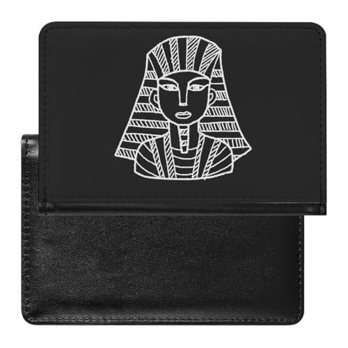 Unisex Erwachsene Altes Ägypten Schlanke Neuheit Passport Holder, Brieftaschenetui Reise Essentials, Tragbare Pass und Impfkartenhülle, für Frauen Männer, Reisepasshülle ( Color : A5 , Size : 14.7x9.8 von VZXATYOP