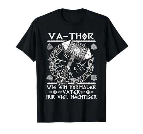 Herren Herren Vathor - Vatertag Vatertagsgeschenk Wikinger T-Shirt Herren Herren Vathor - Vatertag Vatertagsgeschenk Wikinger T-Shirt von Va-Thor Viking Vathor Vatertag Lustig