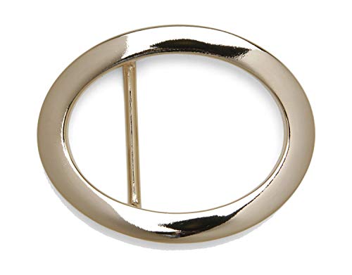 VaModa Dornschließe 4,0 cm | Wechselschließe Gürtelschnalle Buckle 40mm | Modell Modell 'Rotanda gold' | Gürtelschließe für Wechselgürtel von VaModa