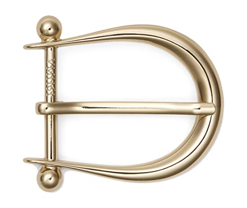 VaModa Gürtelschließe 4,0 cm | Wechselschließe Gürtelschnalle Buckle 40mm | Modell 'Deia Gold' | Gürtelschließe für Wechselgürtel von VaModa