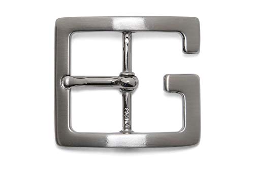 VaModa Gürtelschließe 4,0 cm | Wechselschließe Gürtelschnalle Buckle 40mm | Modell 'G-Style Hochglanz' | Gürtelschließe für Wechselgürtel von VaModa