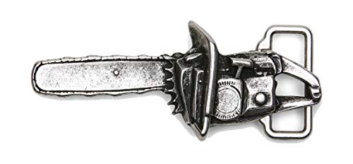 VaModa Gürtelschließe 4,0 cm | Wechselschließe Gürtelschnalle Buckle 40mm | Modell 'Motorsäge' | Gürtelschließe für Wechselgürtel von VaModa