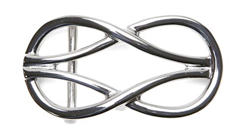 VaModa Gürtelschließe 4,0 cm | Wechselschließe Gürtelschnalle Buckle 40mm | Modell 'Chatty Hochglanz' | Gürtelschließe für Wechselgürtel von VaModa