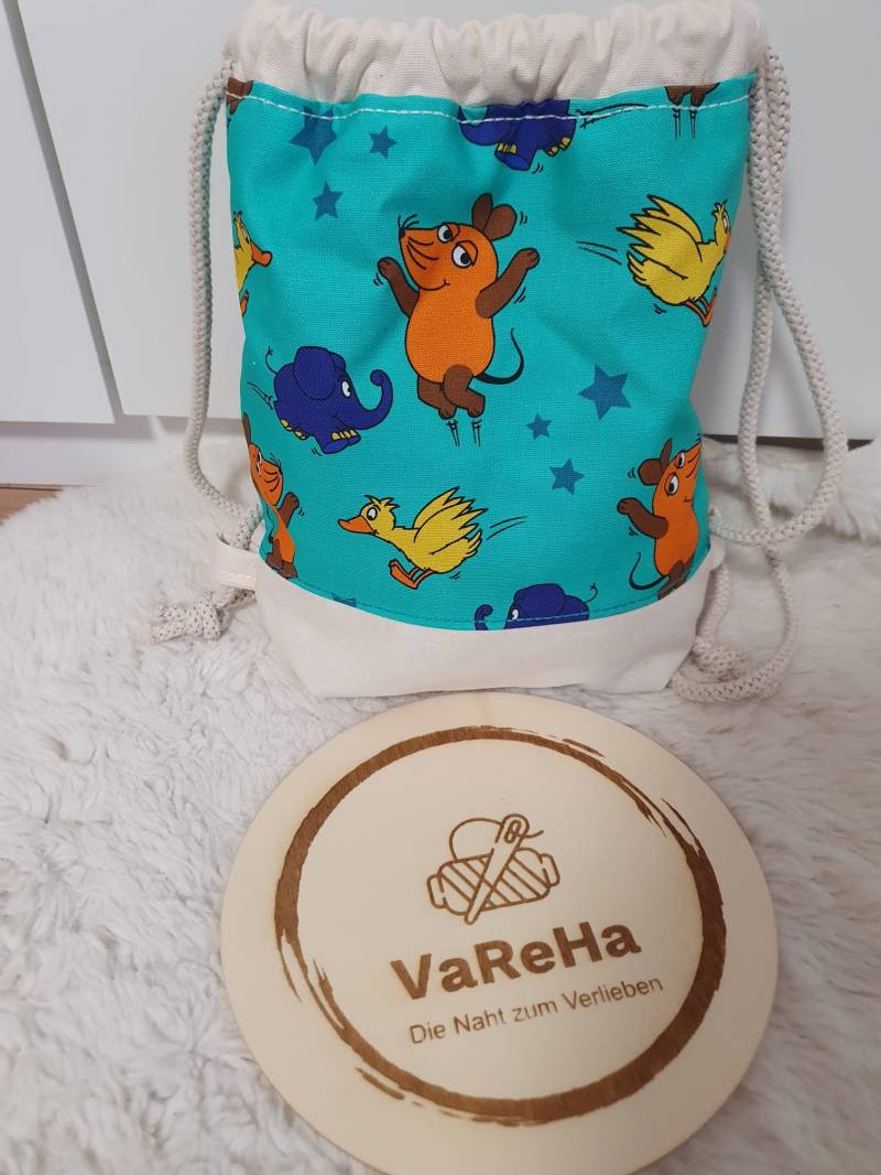 Turnbeutel Mit Sendung Der Maus Elefant Ente Für | Klein-Kinder Z. B. Im Kindergartenalter von VaReHaDesign