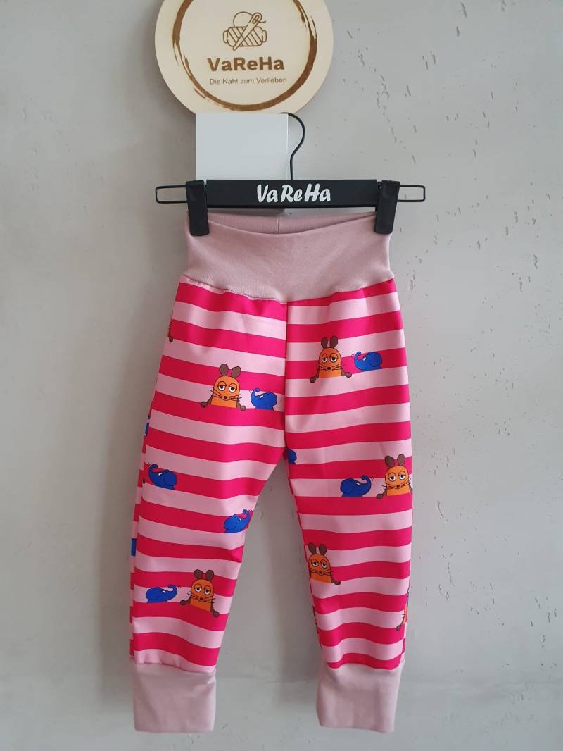 Warme Softshellhose Buddelhose Mit Innen Angerautem Fleece Für Nasse Und Kalte Tage Muster Sendung Der Maus Rosa Verschiedene Größen von VaReHaDesign