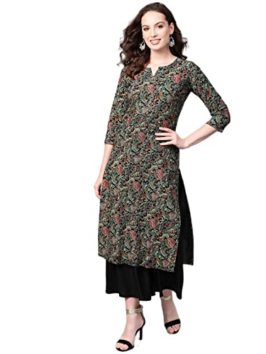 Vaamsi Damen VCK1312 Kurta, Mehrfarbig, XS von Vaamsi