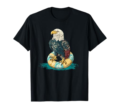 Schöner Adler mit Urlaubsring für Erwachsene und Kinder T-Shirt Schöner Adler mit Urlaubsring für Erwachsene und Kinder T-Shirt von Vacation Eagle Outfit