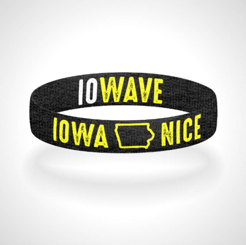 Reversible Iowa Nice & Iowave Wristband Armband Erlös Gespendet An Das Kinderhospitäler von VaderCompany