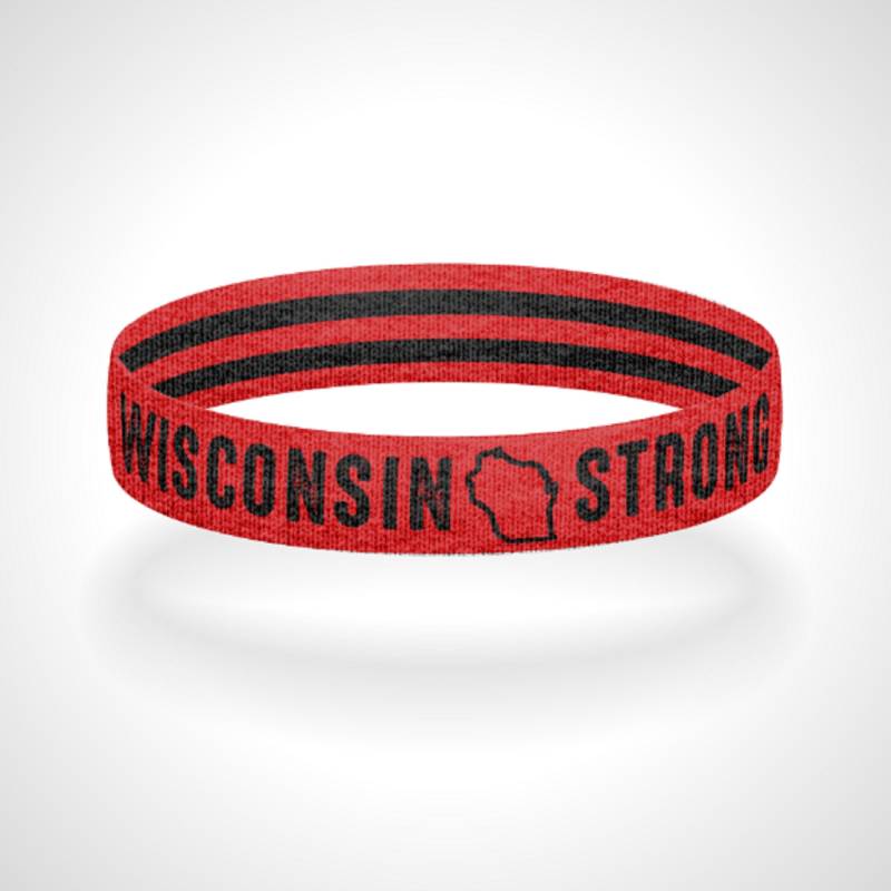 Wendbares Wisconsin Strong Wristband Armband Zeigen Sie Ihre Liebe Für von VaderCompany