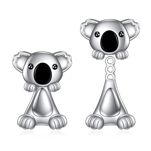 Vadmans Koala Ohrring Sterling Silber Koala Ohrstecker Ohrringe Vorne Hinten Koala Ohrring Schmuck Geschenk für Damen Vadmans Koala Ohrring Sterling Silber Koala Ohrstecker Ohrringe Vorne Hinten Koala Ohrring Schmuck Geschenk für Damen von Vadmans