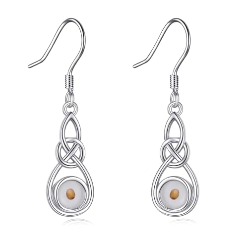 Vadmans Senfkorn Ohrringe Sterling Silber Senfsaat Senfsamen Schmuck Christlich Senfkörner Glaube Geschenke für Damen Mädchen von Vadmans