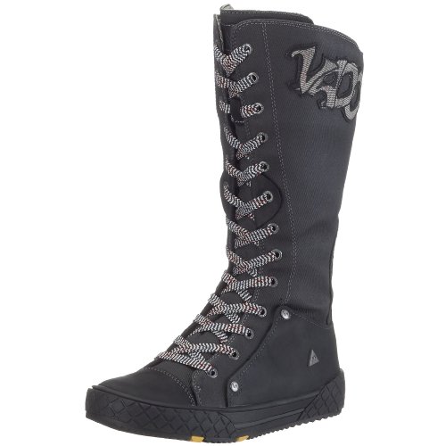 Vado Carla 560107, Mädchen Stiefel, schwarz, (schwarz/grau 1), EU 38 von Vado