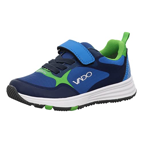 Vado Smile Elastic Sneaker Elastic-Klett Verschluss Blau EU 30 von Vado