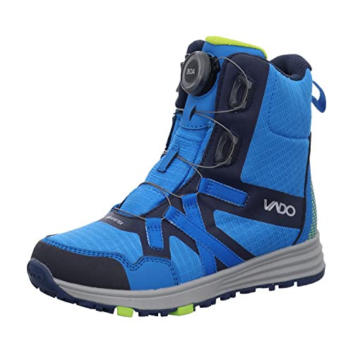 Vado Mike High Warmfutter Boot Boa Drehverschluss Blau EU 33 von Vado