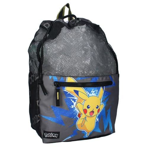 Vadobag Sportbeutel | 36 x 30 x 11 cm | Pokemon Turnbeutel | Schwimm-Tasche von Vadobag