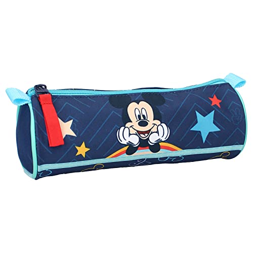 Vadobag Federmäppchen Mickey Mouse I'm Yours to Keep | Schule - Kindergarten - Maße 21 x 7 cm - Blau, Federmäppchen für Stifte und Bleistifte von Vadobag