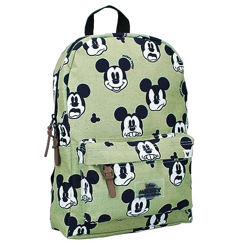 Vadobag Kinder Rucksack Grün | Micki Maus | Mickey Mouse | 33 x 25 x 10 cm von Vadobag