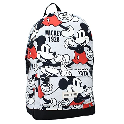 Vadobag Kinder Schul-Rucksack | Micki Maus | Mickey Mouse | 43 x 33 x 15 cm von Vadobag