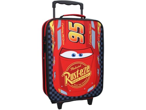 Vadobag Kinder Trolley Cars Kinderkoffer Kindertrolley McQueen Trolly Jungen Handgepäck Kindergepäck von Vadobag