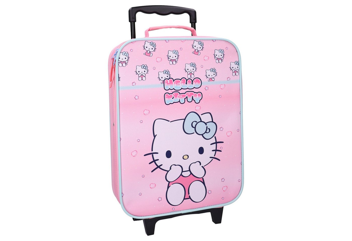 Vadobag Kinderkoffer Hello Kitty Kinder Trolley Koffer – Made To Roll Reisekoffer, 2 Rollen von Vadobag