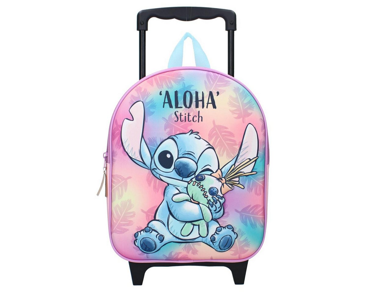 Vadobag Kinderrucksack Kinder Rucksack Trolley 9 Liter Aloha Stitch Great Escapes (1-tlg), Koffer von Vadobag