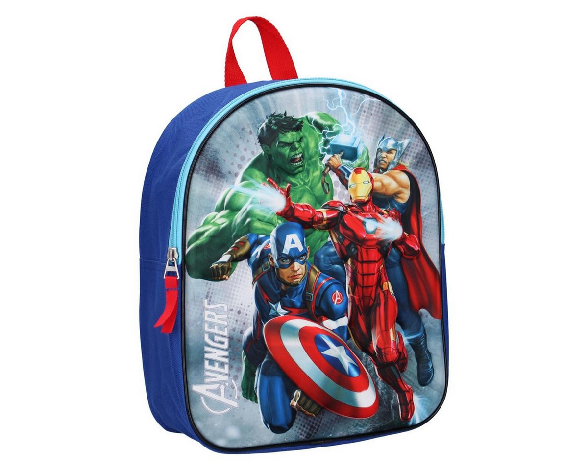 Vadobag Kinderrucksack 3D Kinderrucksack 9 Liter Avengers Save The Day (1-tlg), leicht von Vadobag