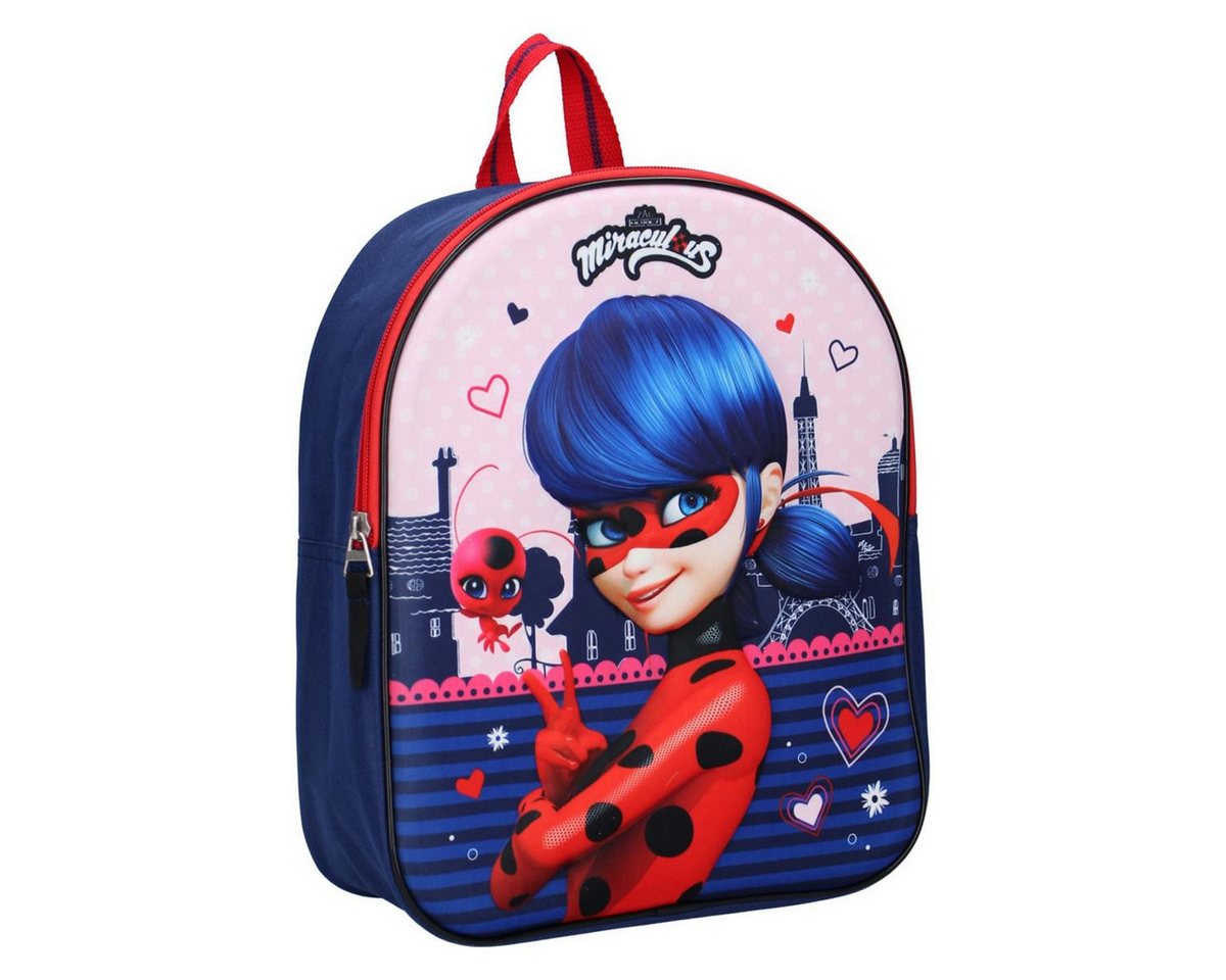 Vadobag Kinderrucksack 3D Kinderrucksack 9 Liter Miraculous Super Secret (1-tlg), leicht von Vadobag