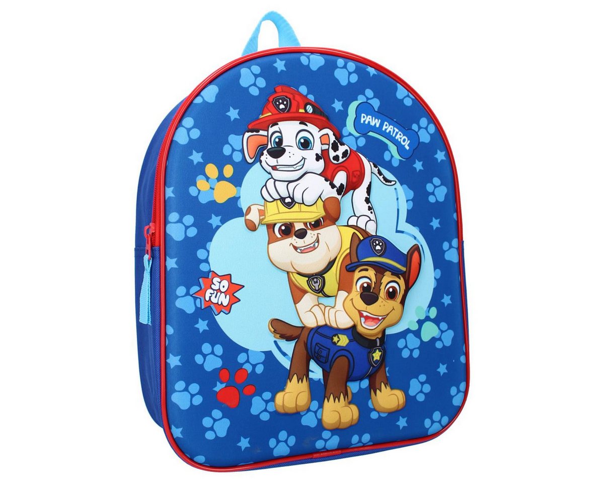Vadobag Kinderrucksack 3D Kinderrucksack 9 Liter Paw Patrol Never Stop Laughing (1-tlg), leicht von Vadobag
