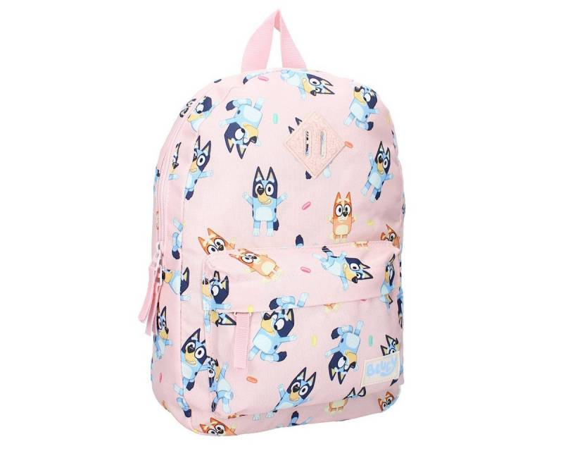 Vadobag Kinderrucksack Bluey Kinder Rucksack rosa – Friends First Schulrucksack Mädchen von Vadobag
