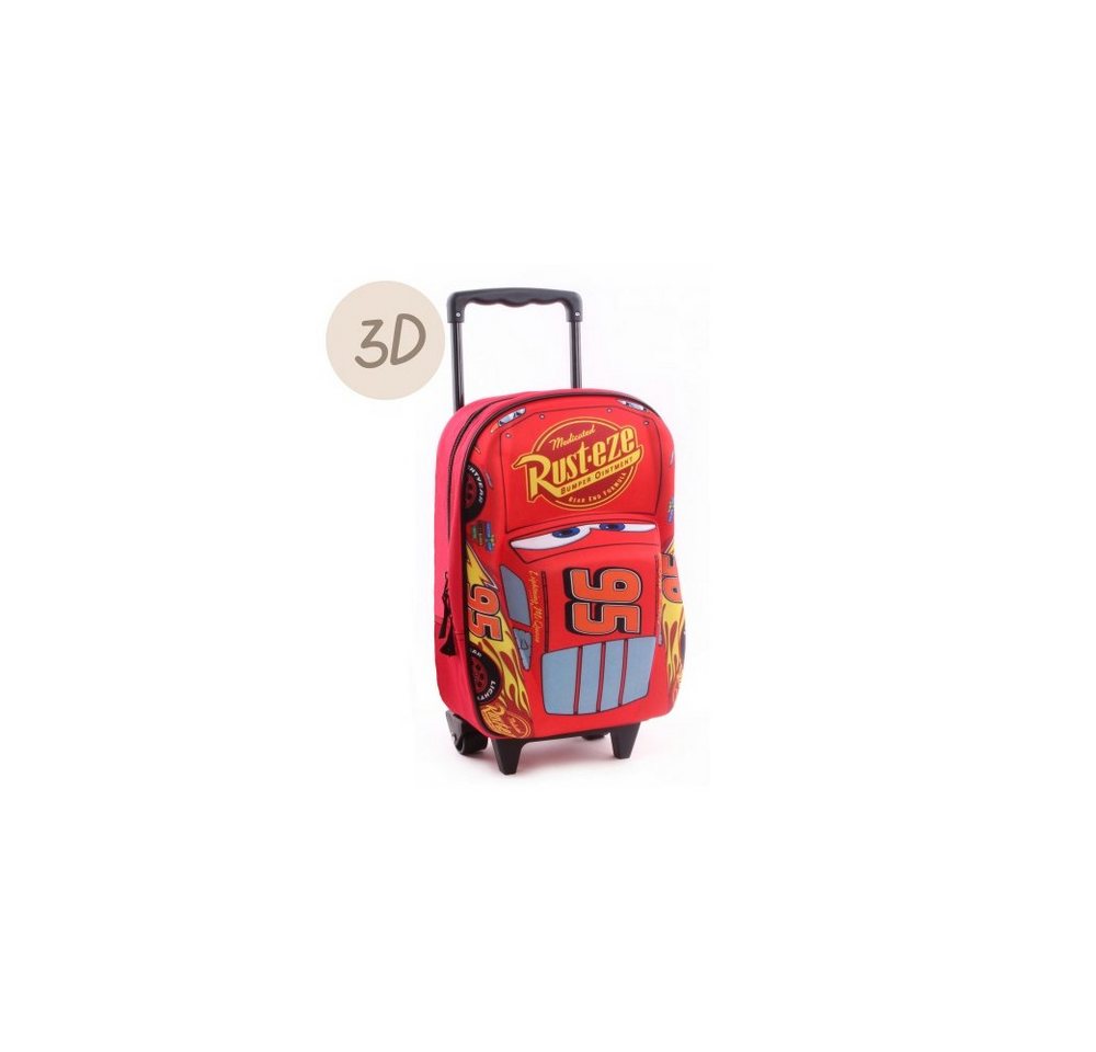 Vadobag Kinderrucksack Disney Cars 3 Trolley 38 cm Lightning McQueen 3D "Piston Cup" Champion (760-8636), Kinder Reisekoffer von Vadobag