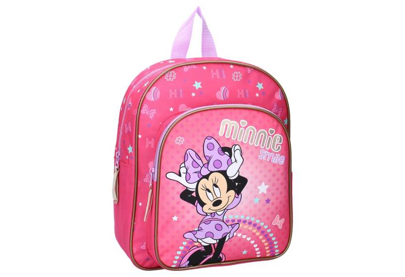 Vadobag Kinderrucksack Disney Minnie Mouse Rucksack – Kinder Schulrucksack mit Seitentaschen von Vadobag