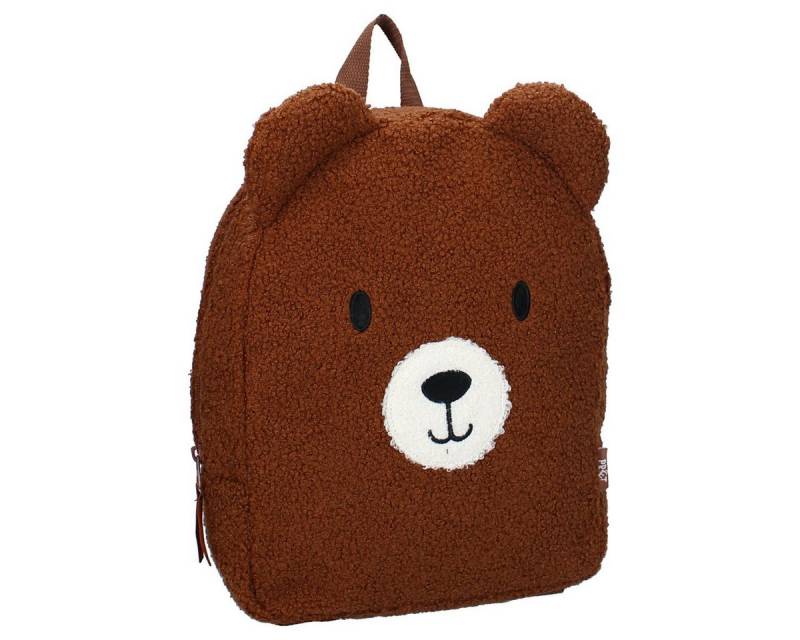 Vadobag Kinderrucksack Prêt Kinder – Forest Fables Teddy-Rucksack Bär Kuscheltieroptik von Vadobag