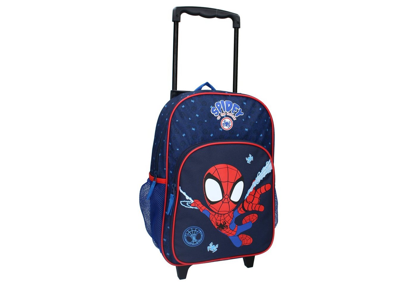 Vadobag Kinderrucksack Spidey Trolley Spider-Man, 38 cm Kinder Rucksack Handgepäck Koffer (200-4791), navy, Reisekoffer von Vadobag