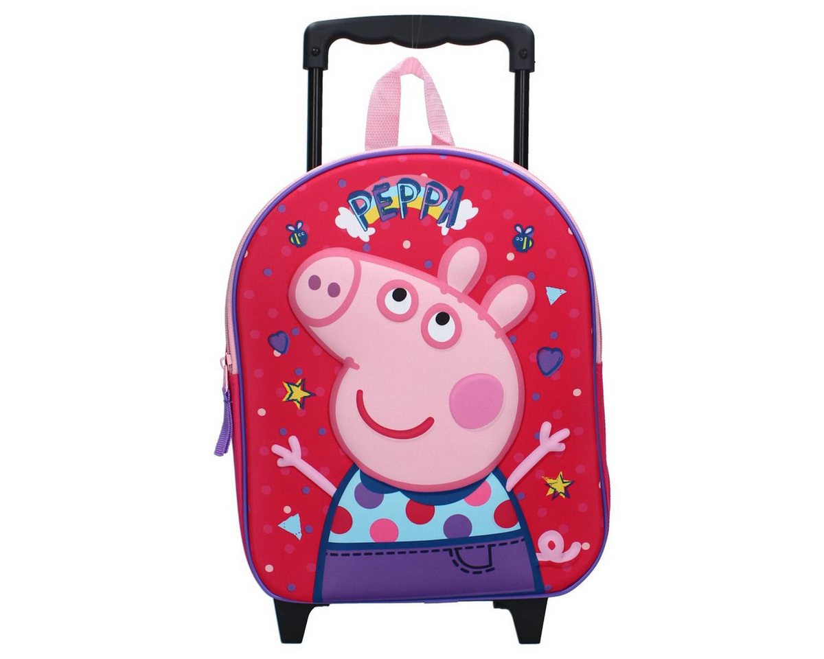 Vadobag Kinderrucksack Trolley-Rucksack 3D Peppa Wutz Around Town (1-tlg), Around Town von Vadobag